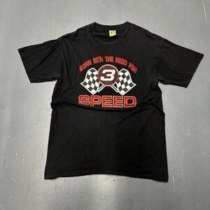 Vintage 90s single stitch Dale Earnhardt "born with the need for speed" Tshirt